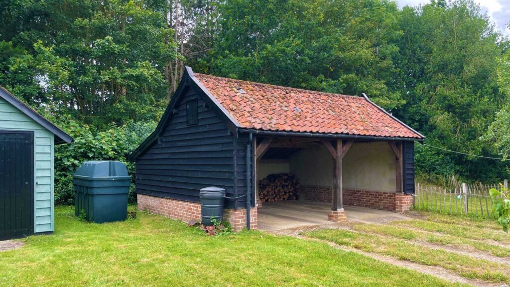 Detached 'cart shed' style carport 2 Detached cart shed style carport