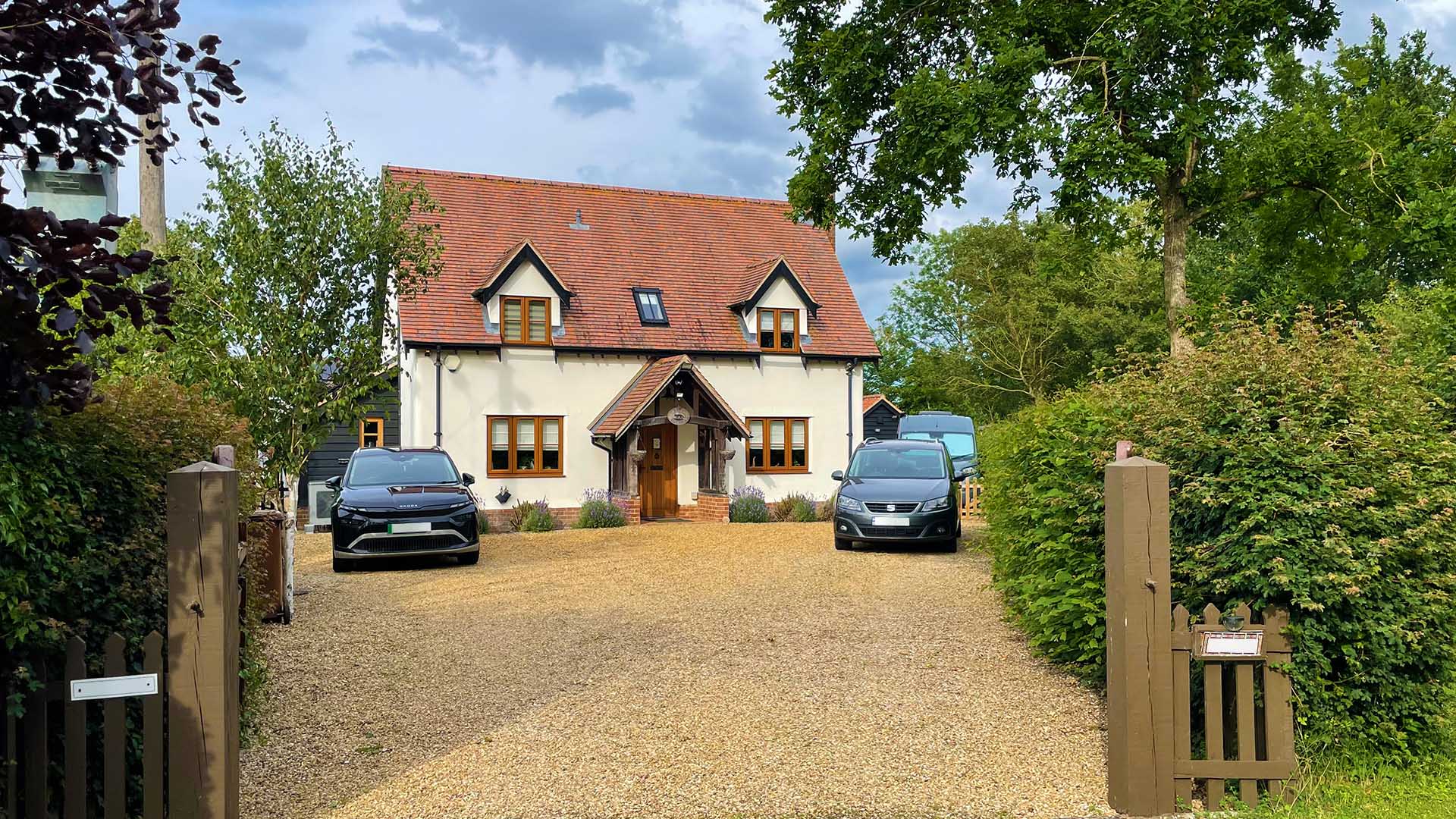 New Dwelling near Dereham 10 New Dwelling In Hingham Driveway