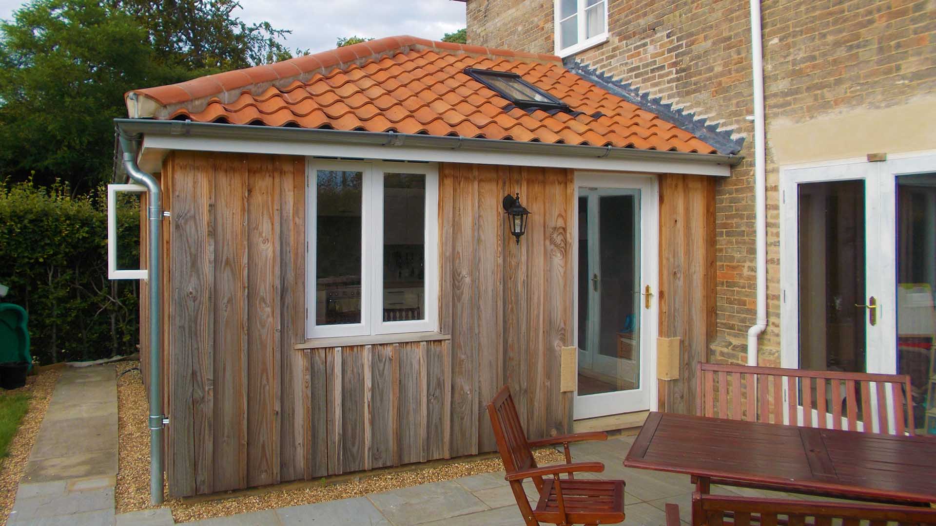 Watton Wood Clad Extension 11 Watton Wooden Clad Extension Side Finished